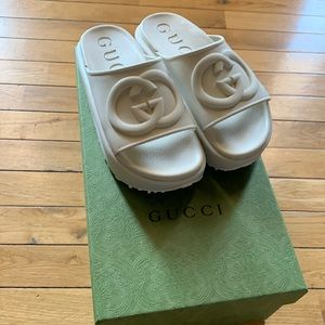 Gucci Platform Slides